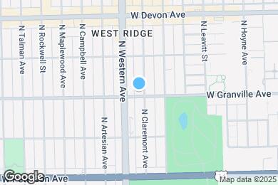 Map image of the property - 2340 W Granville Ave