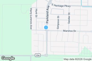 Map image of the property - 2009 Marston Dr