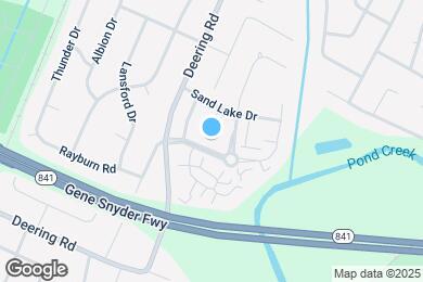 Map image of the property - 11211 Sand Lake Ct