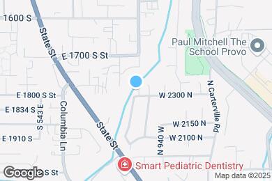 Map image of the property - 1032 W 2300 N
