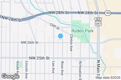 Map image of the property - 2603 Ross Ave