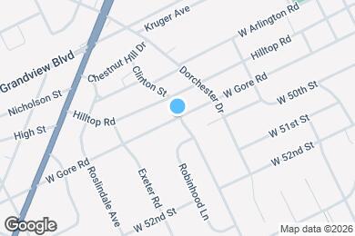 Map image of the property - 1105 W Gore Rd
