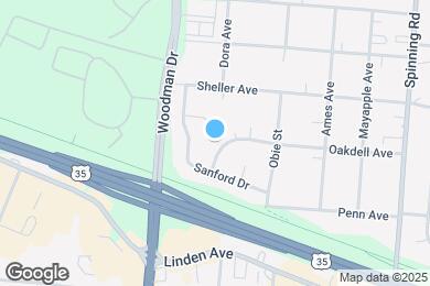 Map image of the property - 4127 Oakdell Ave