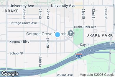 Map image of the property - 2521 Kingman Blvd