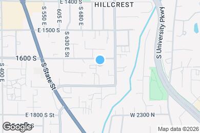 Map image of the property - 1627 S 740 E
