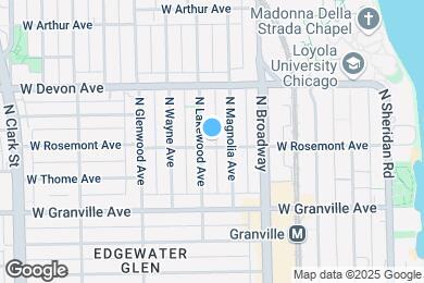Map image of the property - 1253 W Rosemont Ave