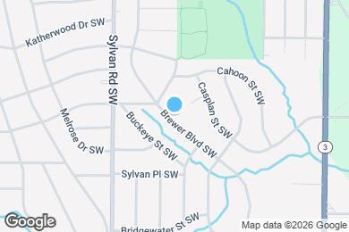 Map image of the property - 1736 Brewer Blvd SW