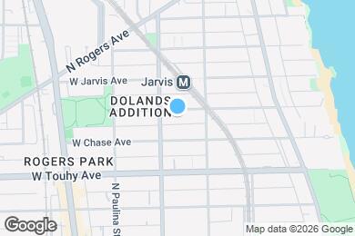 Map image of the property - 1531 W Sherwin Ave