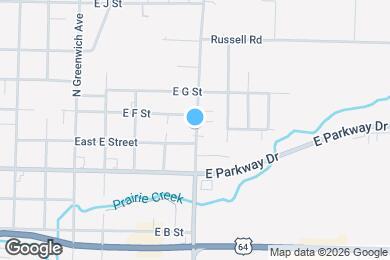 Map image of the property - 503 N Knoxville Ave