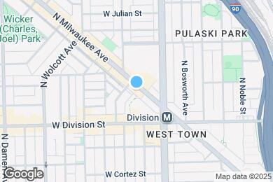 Map image of the property - 1278 N Milwaukee Ave