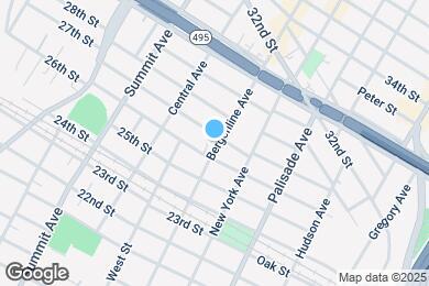 Map image of the property - 2613 Bergenline Ave
