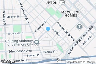 Map image of the property - 1151 Myrtle Ave