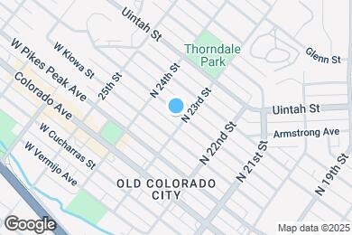 Map image of the property - 2305 W Bijou St