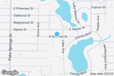 Map image of the property - 644 E Hillcrest St