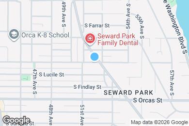 Map image of the property - 5125 S Brandon St