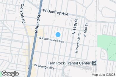 Map image of the property - 6007 N Camac St