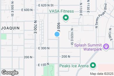 Map image of the property - 885 E 350 N