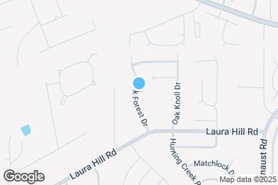 Map image of the property - 22 Oak Forest Dr