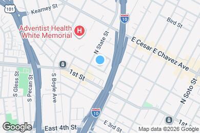 Map image of the property - 1923 Pennsylvania Ave