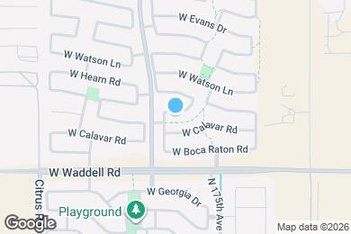 Map image of the property - 17607 W Ventura St