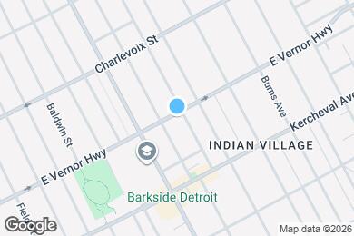 Map image of the property - 8130 E Vernor Hwy