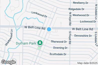 Map image of the property - 105 S Weatherred Dr