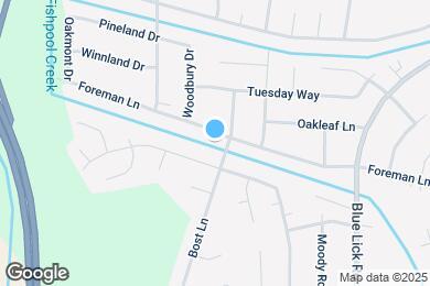 Map image of the property - 3622 Foreman Ln