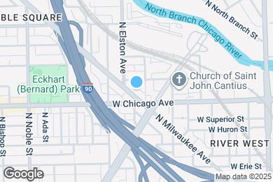 Map image of the property - 817 N Milwaukee Ave