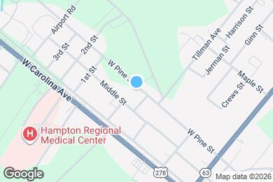 Map image of the property - 365 W Pine St