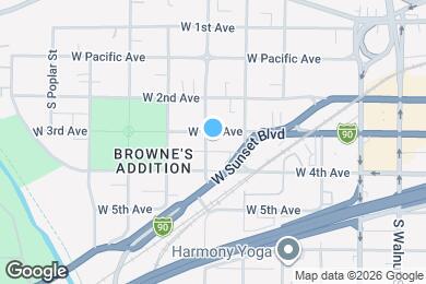 Map image of the property - 307 S Cannon St