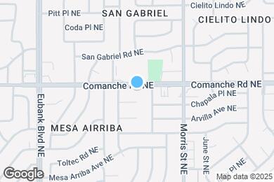 Map image of the property - 10116 Comanche Rd NE