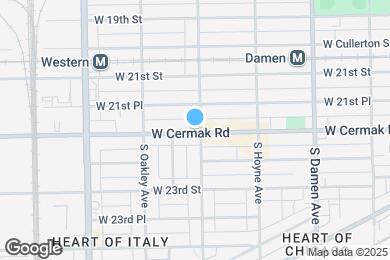 Map image of the property - 2202 W Cermak Rd