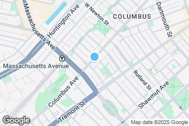 Map image of the property - 550 Columbus Ave
