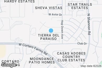 Map image of the property - 8478 N Placita De La Manzana