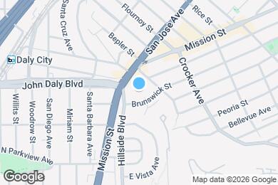 Map image of the property - Brunswick Street