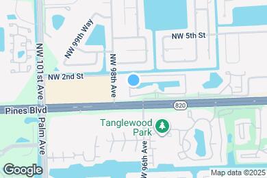 Map image of the property - 165 NW 96th Ter