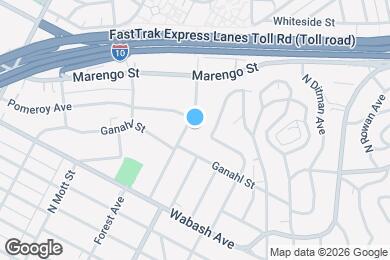 Map image of the property - 1134 N Evergreen Ave
