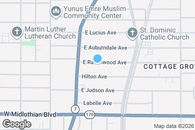Map image of the property - 35 W Ravenwood Ave