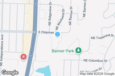 Map image of the property - 606 NE Park Cir