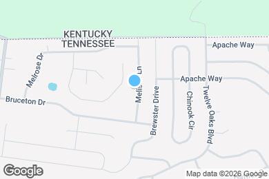 Map image of the property - 3352 Melissa Ln