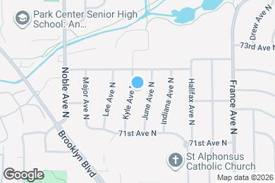 Map image of the property - 7212 Kyle Ave N