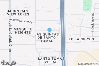 Map image of the property - 1061 W Calle San Jose