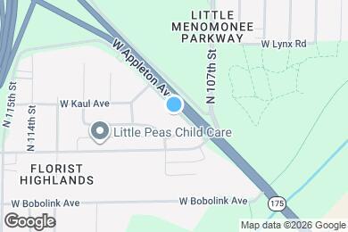 Map image of the property - 10785 W Appleton Ave