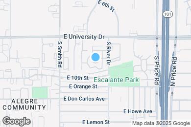 Map image of the property - 850 S River Dr