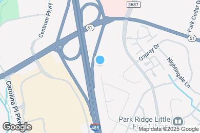 Map image of the property - Furnished Studio-Charlotte - Pineville - Park Rd