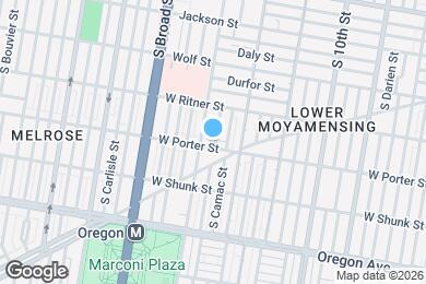 Map image of the property - 1229 W Porter St