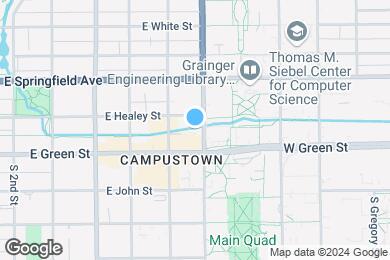 Map image of the property - Smile Student Living - 615 S Wright