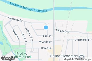 Map image of the property - 201 W Hunter St