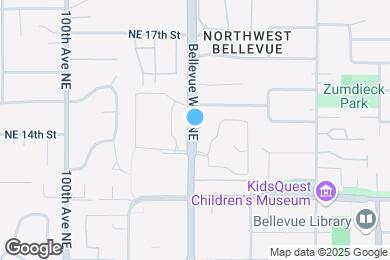 Map image of the property - 1408 Bellevue Way NE