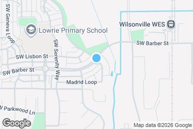 Map image of the property - 10136 SW Barber St
